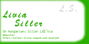 livia siller business card
